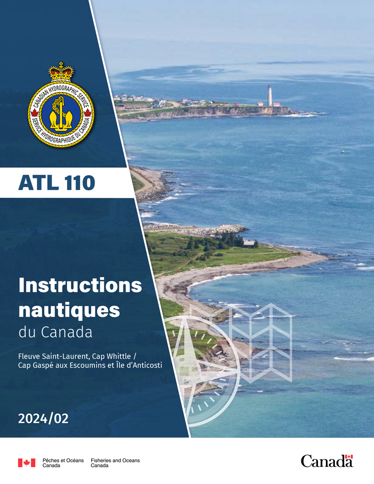ATL 110 Fleuve Saint-Laurent, Cap Whittle / Cap Gaspé aux Escoumins et Île d'Anticosti